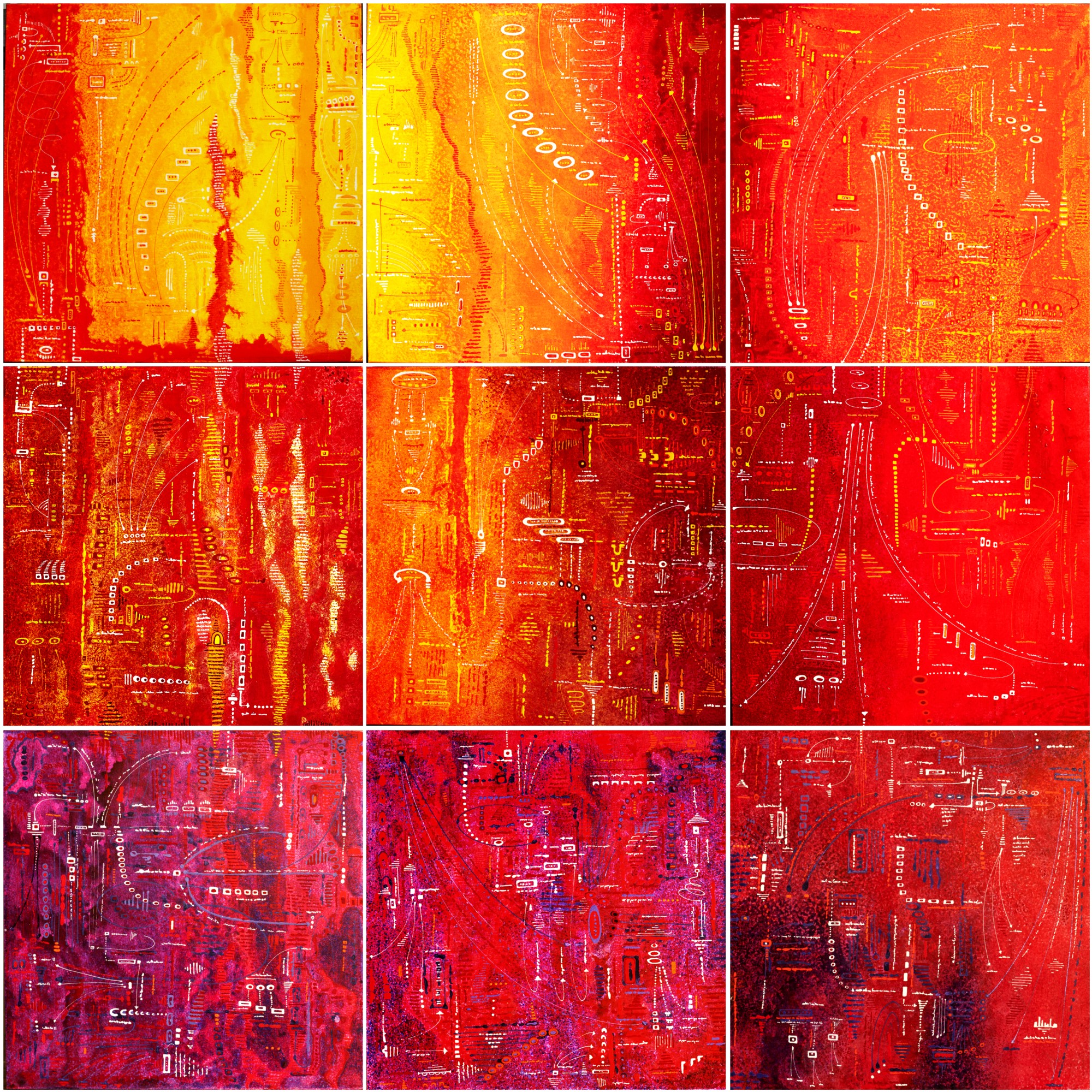 Quadro MEMORIES2 di Paola Santagostino